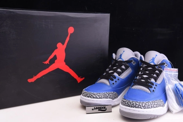 Rep LUCY Retro - Royal' Jordan 3 Air 400 CT8532 'Varsity 0709
